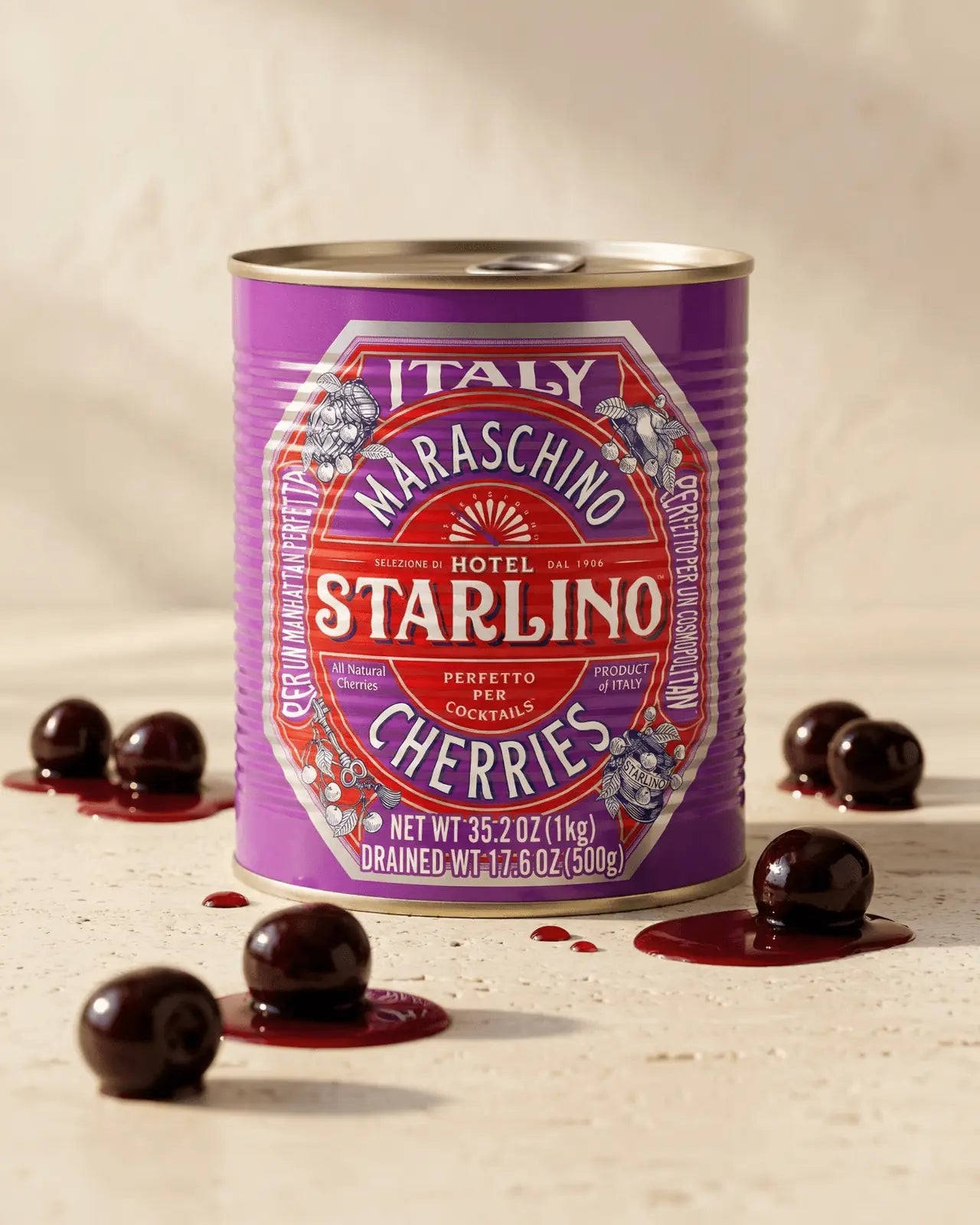 Starlino Maraschino Cherries - 1kg Jar