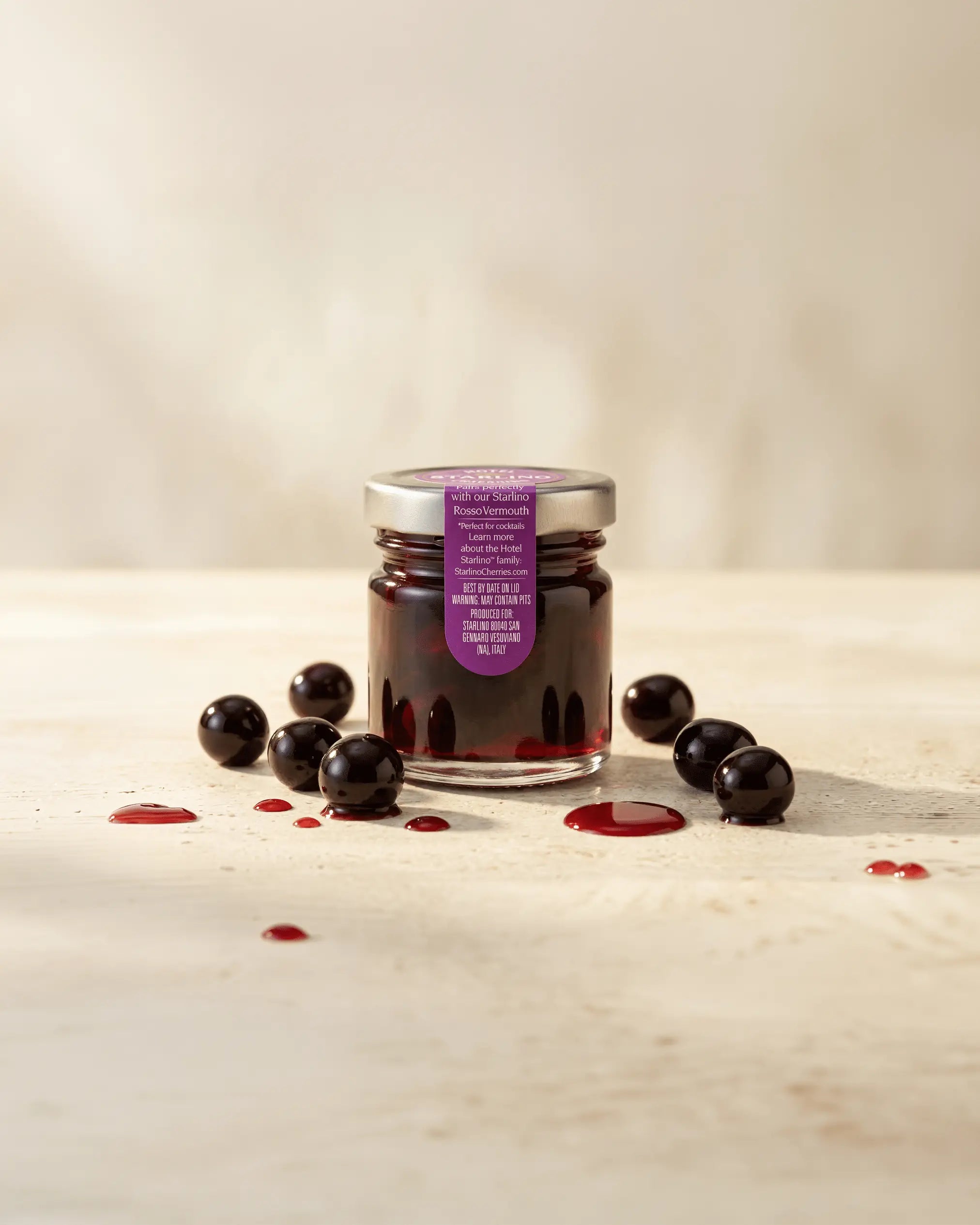 Starlino Maraschino Cherries - 42g Jar