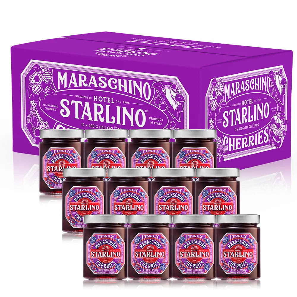 Italian Maraschino Cherries | 400 g Jar | Cocktail Cherries